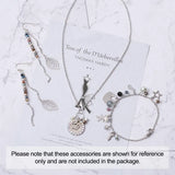 304 Stainless Steel Pendants & Cable Chains with Pliers & Clasps
