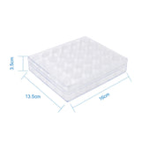 Clear Plastic Beads Containers Jewelry Boxes (30pcs Jars/Set)