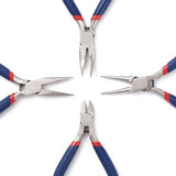 4Pcs Carbon Steel Side Cutting Chain Nose Pliers DIY Jewelry Tool