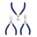 4Pcs Carbon Steel Chain Nose Pliers DIY Jewelry Tool