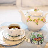 5D Butterfly Pattern DIY Diamond Painting Cup Mat Kit