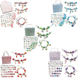 Bohemia Bracelet DIY Findings Set - Pink Big Hole Beads Material Accessory
