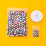 Bracelet Necklace Kit Acrylic Beads Alloy Elastic Thread 330pcs