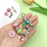 Snake Charm Bracelet With Lobster Clasp Extension Chain DIY Women Jewelry Craft