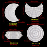 Silicone Perpetual Calendar Epoxy Resin Mold DIY Home Decor