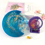 Silicone Perpetual Calendar Epoxy Resin Mold DIY Home Decor