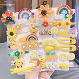 Cartoon Fruits Barrettes Girls Hairpins Headbands Hair Clips for Kid Headdress