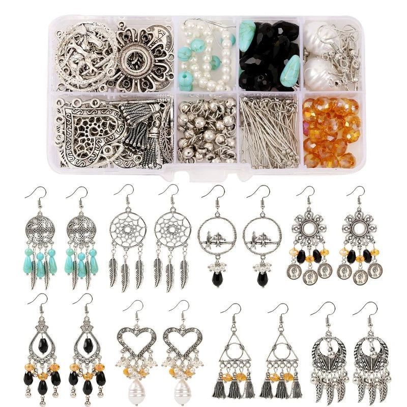 Chandelier Earring Charm with Hook for DIY Jewelry Making