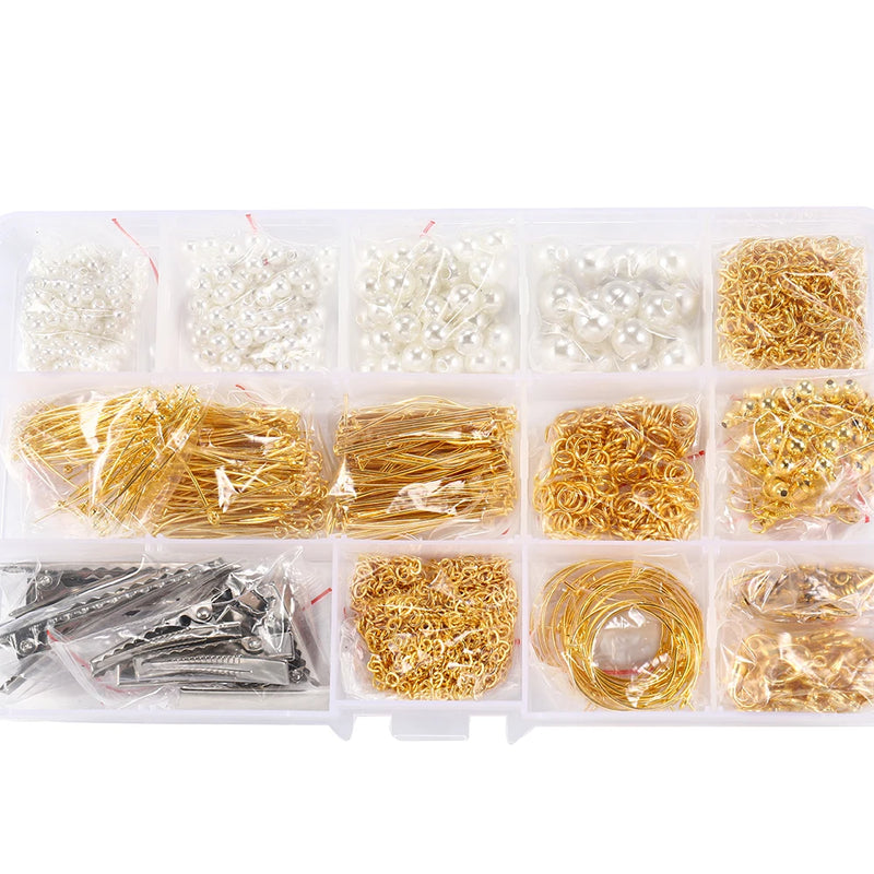 Copper Wire and Pearl Beads Jewelry Making Kit