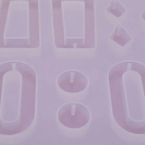 Crystal Epoxy Resin Mold for Earrings Pendant Casting