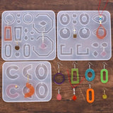 Crystal Epoxy Resin Mold for Earrings Pendant Casting