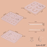 Crystal Epoxy Resin Mold for Earrings Pendant Casting