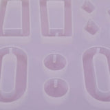 Crystal Epoxy Resin Mold for Earrings Pendant Casting