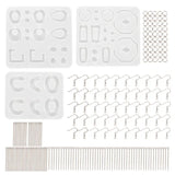 Crystal Epoxy Resin Mold for Earrings Pendant Casting