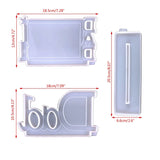 DAD Photo Frame Silicone Mold Epoxy Resin Casting DIY Craft