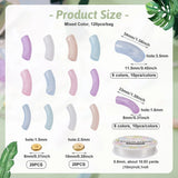 DIY Acrylic Chunky Tube Beads for Jewelry Making Kit