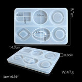 DIY Craft Epoxy Resin Mold for Earrings Pendant Casting