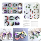 DIY Craft Epoxy Resin Mold for Earrings Pendant Casting