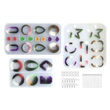 DIY Craft Epoxy Resin Mold for Earrings Pendant Casting