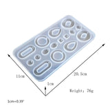 DIY Craft Resin Mold Earrings Pendant Silicone Mould
