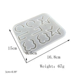 DIY Craft Resin Mold Earrings Pendant Silicone Mould