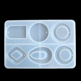 DIY Craft Resin Mold Earrings Pendant Silicone Mould