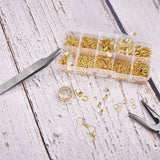 DIY Jewelry Findings Kit Jump Rings Earring Hook Clasp Set