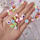 DIY Jewelry Findings Clay Beads Kits Mixed Colors Spacer Beads