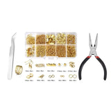 DIY Jewelry Findings Clay Beads Kits Mixed Colors Spacer Beads