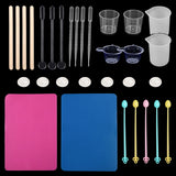 Resin Mold Tool Kit Disposable Cups & Spoons UV Epoxy Casting Jewelry Making