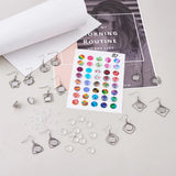 DIY Dangle Earring Kit with Scrapbook Stickers