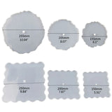 Big Plate Resin Mold for Fruit Tray Art Crafts