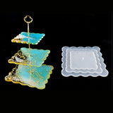 Big Plate Resin Mold for Fruit Tray Art Crafts