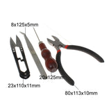 Jewelry Making Tool Kit Pliers Set Wire Cutter Scissor Beading Tweezers