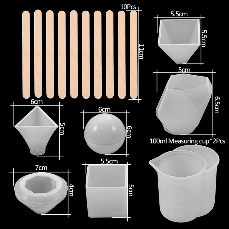 Silicone Letter Number Molds for DIY Jewelry Making