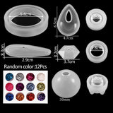 Silicone Letter Number Molds for DIY Jewelry Making
