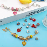 Charm Kit Big Hole Spacer Beads for Jewelry Making DIY Bracelet