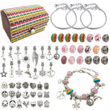 Neon Big Hole Loose Spacer Beads for DIY Bracelet Charms Kit