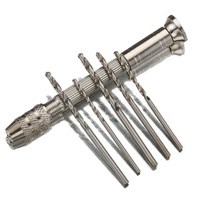 Metal Hand Drill Set with 10 Drill Bits for Jewelry Making Engraving