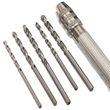 Metal Hand Drill Set with 10 Drill Bits for Jewelry Making Engraving