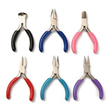 Mini Jewelry Pliers Tool Kit with Storage Bag Wire Cutter Round/Bent Nose Pliers