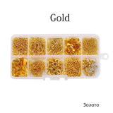 10 Mixed Styles Jewelry Findings Kits for DIY Necklace Earrings