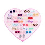 Multicolor Crystal Stud Earrings Set For Women