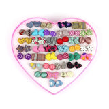Multicolor Crystal Stud Earrings Set For Women