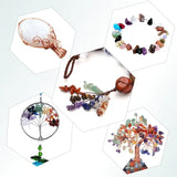Gemstone Beads & Copper Wire Jewelry Findings Set for DIY Making F50