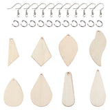 Natural Wood Big Pendants for DIY Jewelry Making