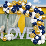 Navy Birthday Balloons Memorial Wedding Decoration Balloon Garland Arches