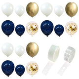 Navy Birthday Balloons Memorial Wedding Decoration Balloon Garland Arches