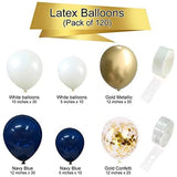 Navy Birthday Balloons Memorial Wedding Decoration Balloon Garland Arches