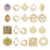 Heart Drop Face Pendant Setting Bezel for DIY Resin Mold Jewelry Making